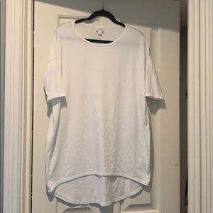 LuLaRoe Irma, Size S, solid white, GUC
